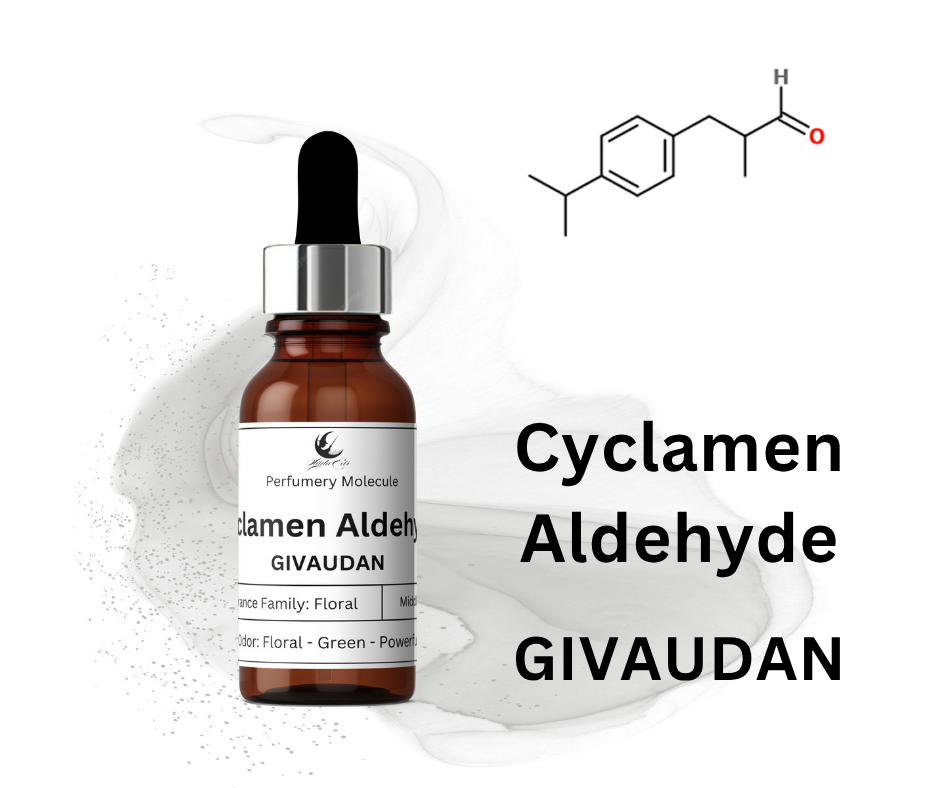 مولکول عطری سایکلمن آلدهید (Cyclamen Aldehyde Note) GIVAUDAN